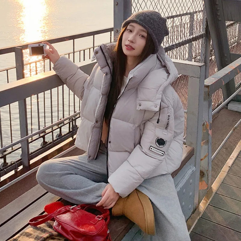 Women's Winter Cotton Coat New Fashion Thicken Warm Zipper Hooded Coat Winter Coat Women Puffer Jacket Women Parka Mujer