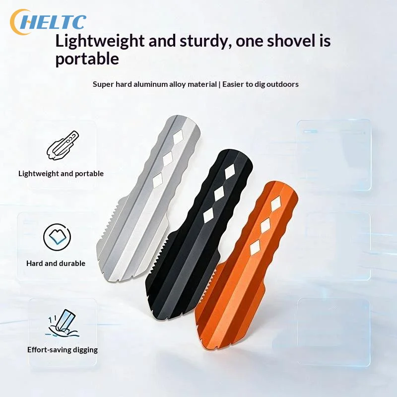 Ultralight Backpacking Trowel Shovel Small Potty Multitool Handle Design Essential Survival for Hiking Camping and Survival