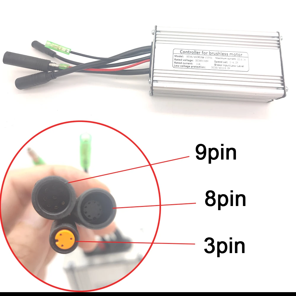 Electric bicycle KT Controller 250-750W DC36V/48V Waterproof Controller For KT-15A/KT-22A controller Electric Bike Accessories