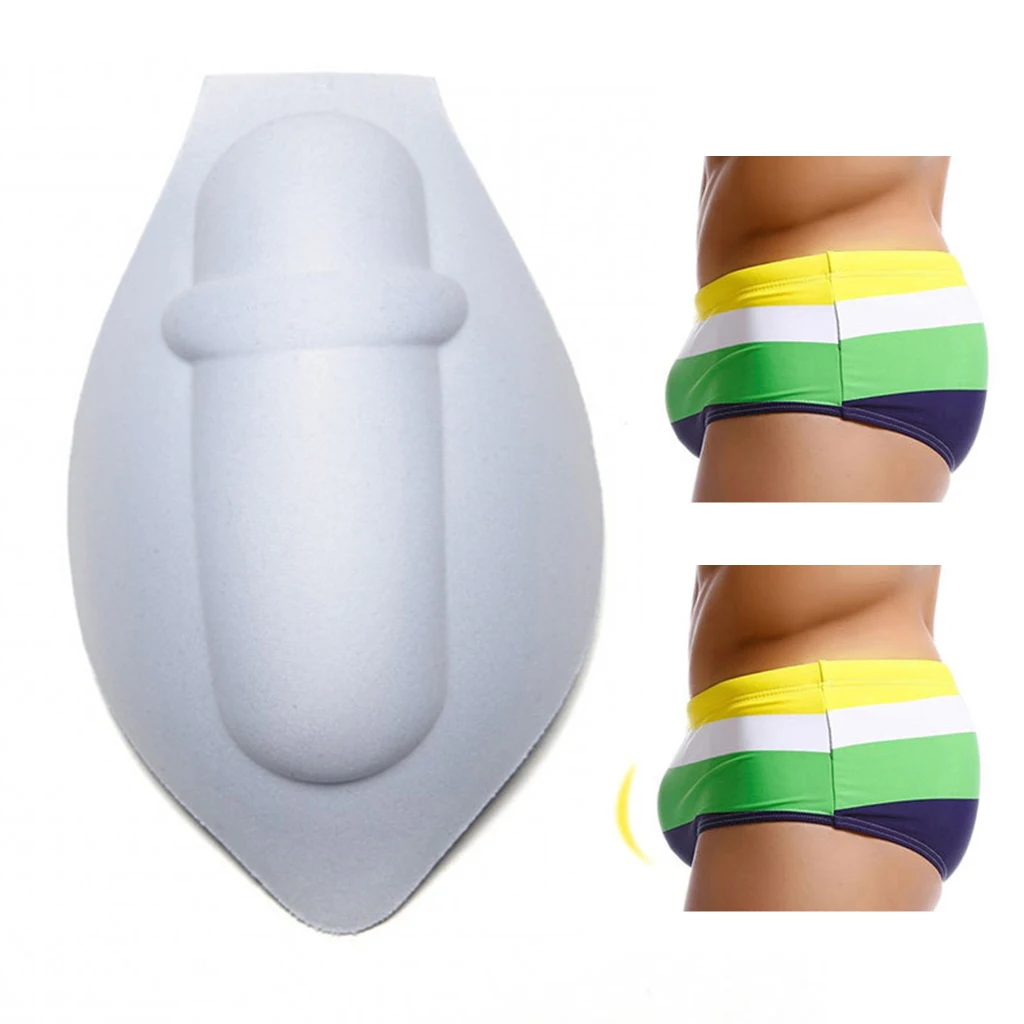 Men Underwear Cup Bulge Protective Pad Enhancing Cup Bulge Sponge Pad Cushion Brief Shorts Swimming Trunks