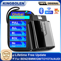 Kingbolen Soloscan Full System Car Diagnostic Tool All Resets Service BI Directional OBD2 Scanner For BENZ/BMW/GM//AUDI/JLR/FORD