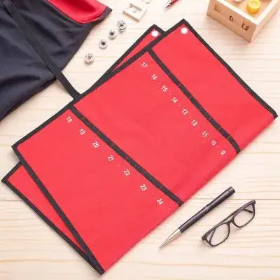 Portable Canvas Tool Bag Large Capacity Multi-Functional Repair Storage Pouch Wrench Spanner Holder Organizer Canvas Tool Bag