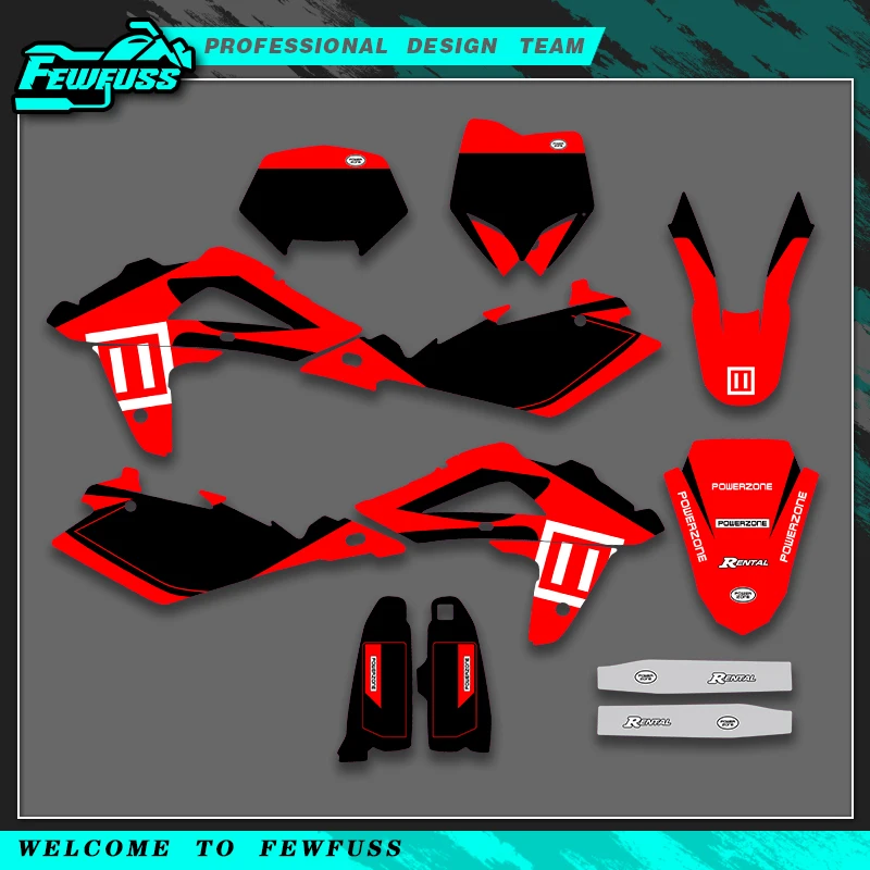 

Fewfuss для Husqvarna TC TE 250 450 510 2005 2006 2007, полная графика, наклейки, наборы мотоциклетных фонов, индивидуальный номер