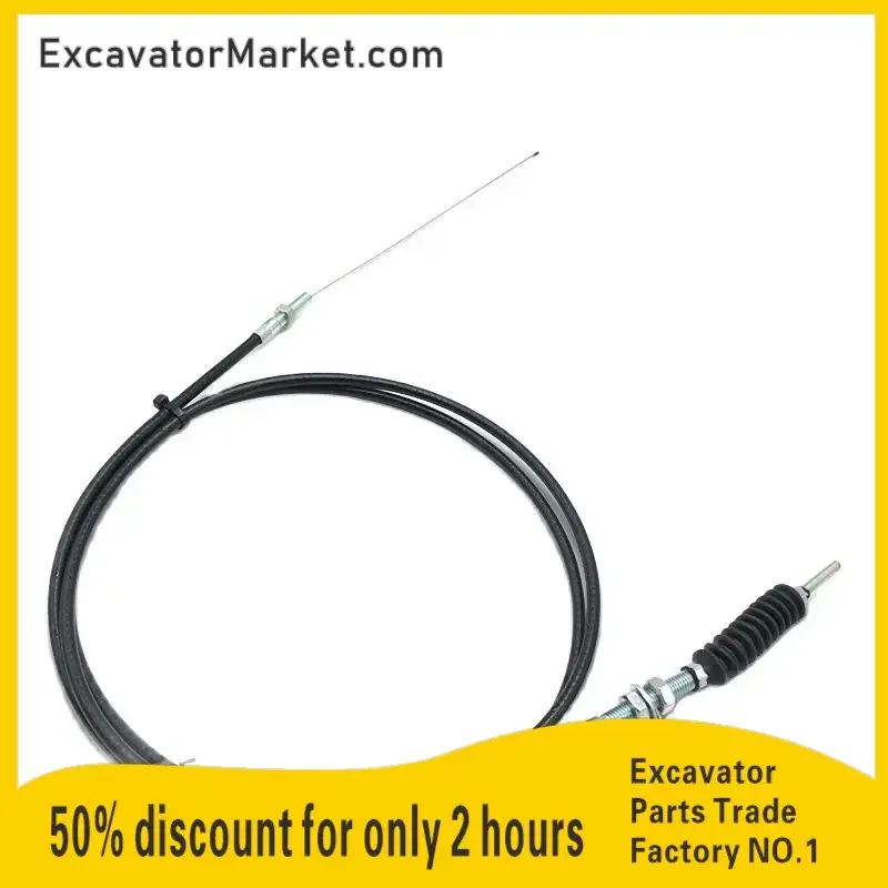 

Excavator Accessories For R60-7 For Daewoo DH55 Manual Throttle Control Handle Throttle Cable