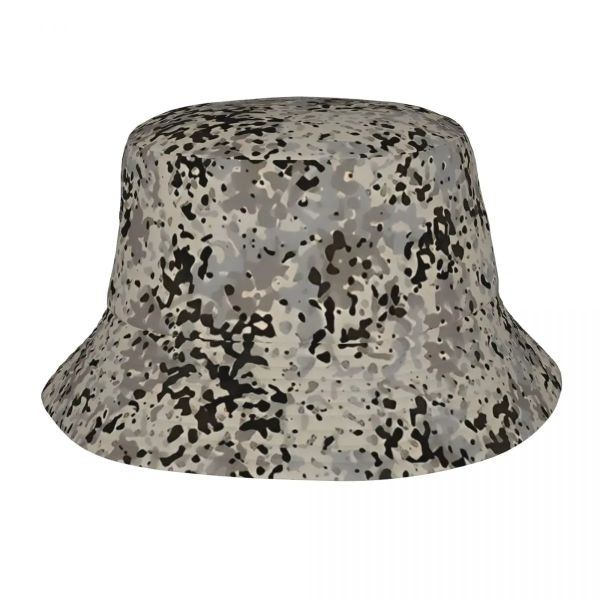 Flecktarn Five Camouflage With Polish Urban Colors Bucket Hats Hot Summer Headwear Accessories Fishing Caps for Camping  Hats