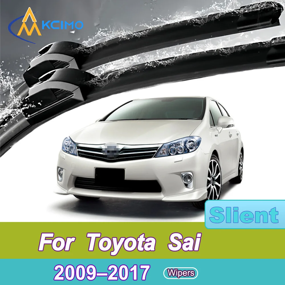 

Silent Beam Wiper Blades For Toyota Sai AZK10 2009-2017 Noise-Free Windshield Wipers High-Performance