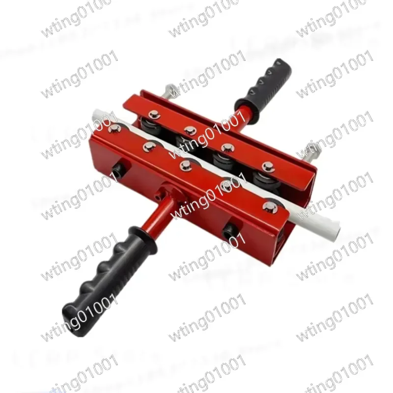 Manual Steel Pipe Straightener 6-12mm 14-25mm Metal Tubing Straightening Tool for Iron Wire Steel Copper Pipe Handheld Device