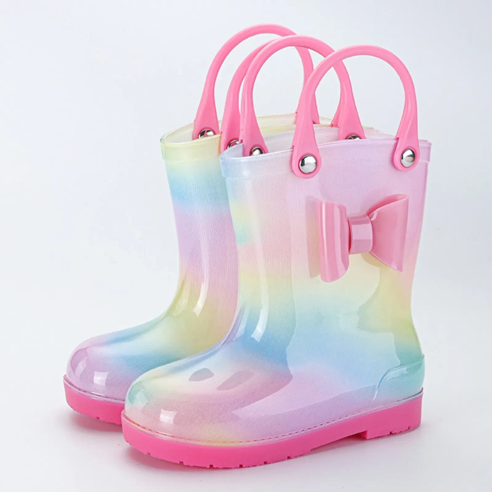 

Children Rain Boots Overshoes Rubber Shoes Cartoon Boys and Girls Kids Rain Boots Water Shoes zapatos informales botas