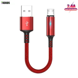 Ultra Short 20CM Micro USB Data Charger Cable Cord Portable Power Bank new