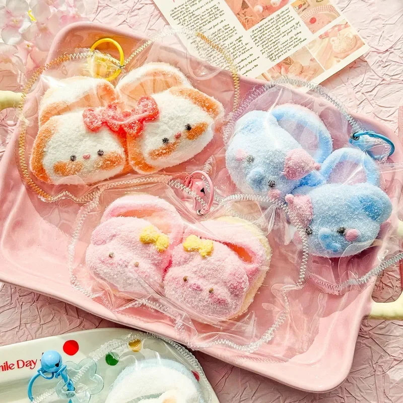 

Food Grade Silicone Makeup Animal Slippers with Seam Edge Decompression Toy Pinch for Natasha Large