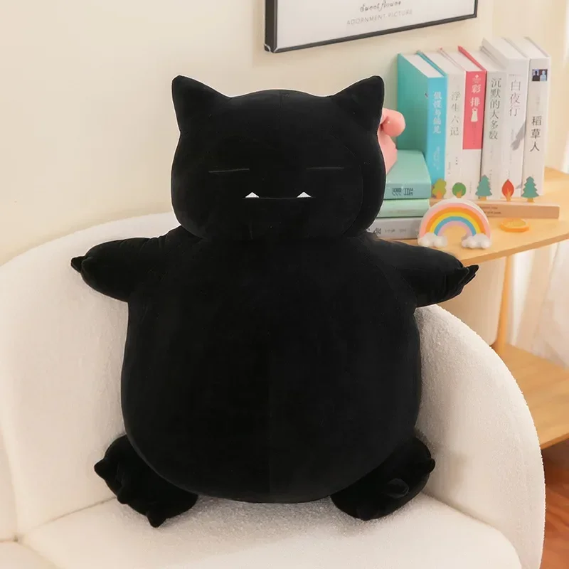 35/45/65Cm Diablo Snorlax Pokemon Knuffels Zwarte Pop Leuke Ornament Gevulde Plushie Kussen Pokémon Cadeau voor Kinderen Kawaii