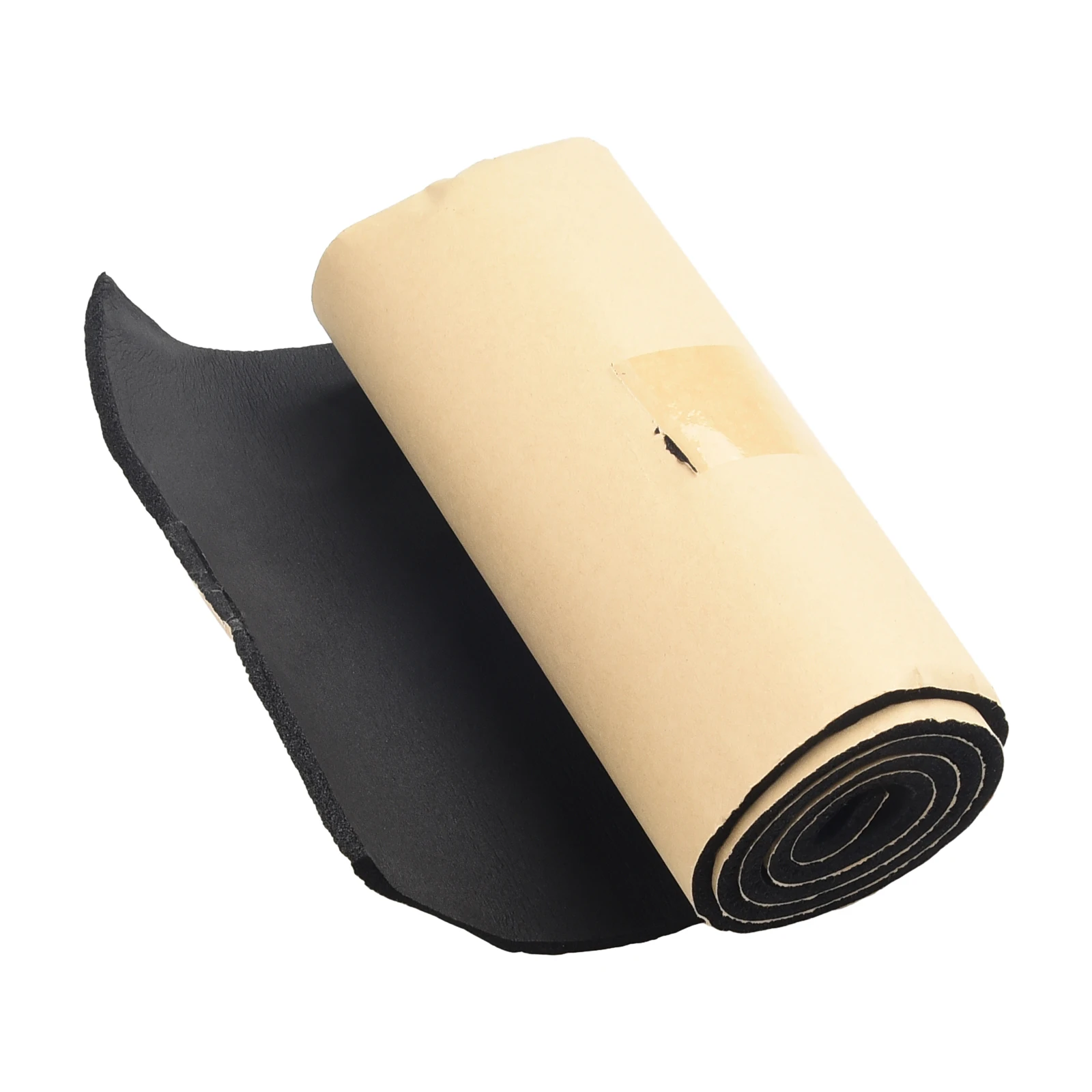

1pc Car Door Protector Sticker 6mm Decor Garage Guard Parking Safety Strip Wall 100x20CM Accessory Black Useful