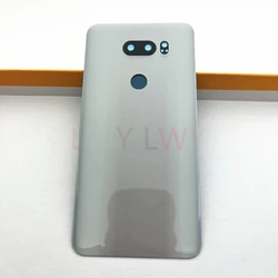 For LG V30+ / V30 VS996 LS998U H933 LS998U H930DS Back Battery Cover Glass Door Panel Housing Case Replacement Parts