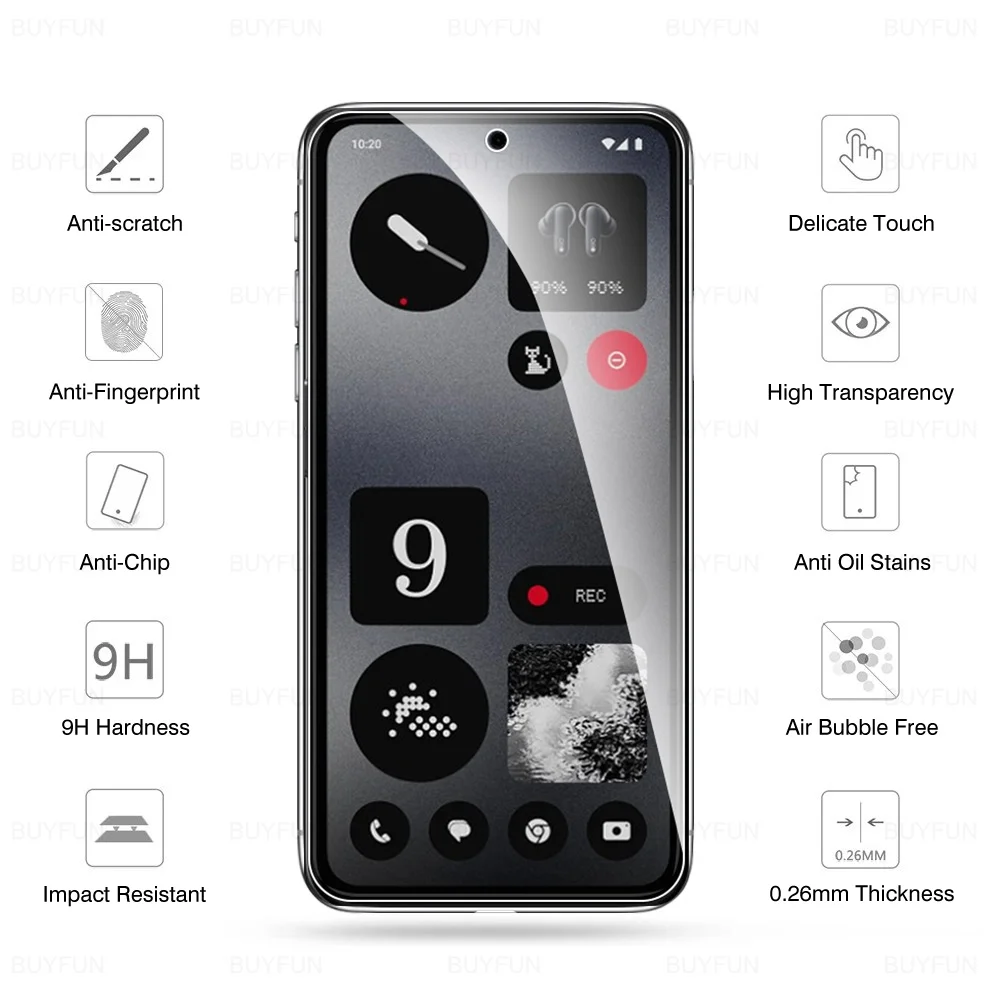Tempered Glass For Nothing CMF Phone 1 5G Screen Protector For Nothing CMF Phone1 CMFPhone1 Clear Protective Glass 6.67inch 2024