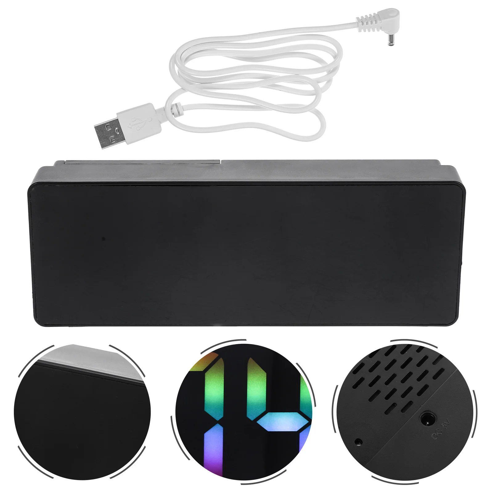 

Large Display Led Digital Alarm For Bedroom Electric Electronic Multi-Scene Use Desk Table Decor Home Office Hotel