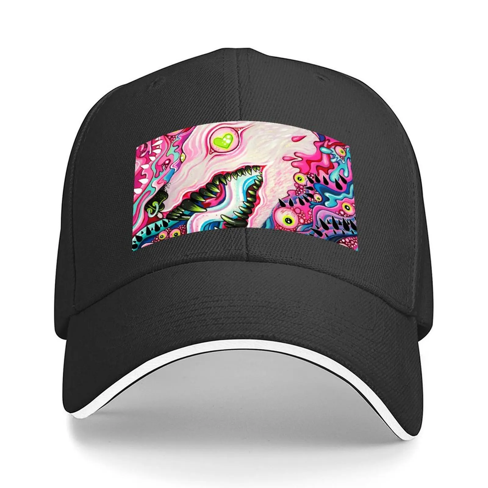 

Glitterwolf Acrylic Painting Baseball Cap Mountaineering tea Hat Funny hats Luxury Man Hat Girl'S Hats Men's