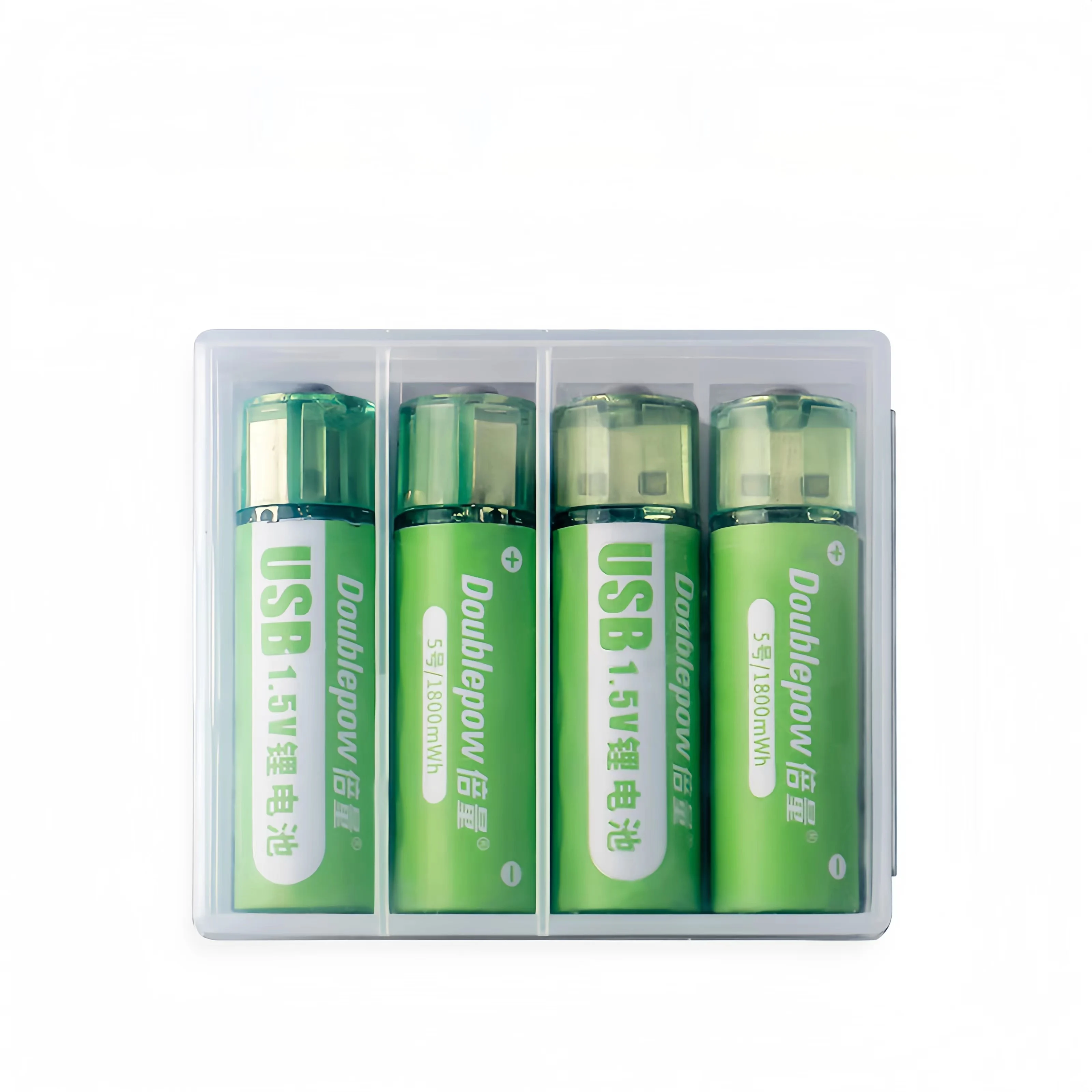 usb rechargeable battery set AA 1.5V 1800mwh constant voltage fast charging lithium battery