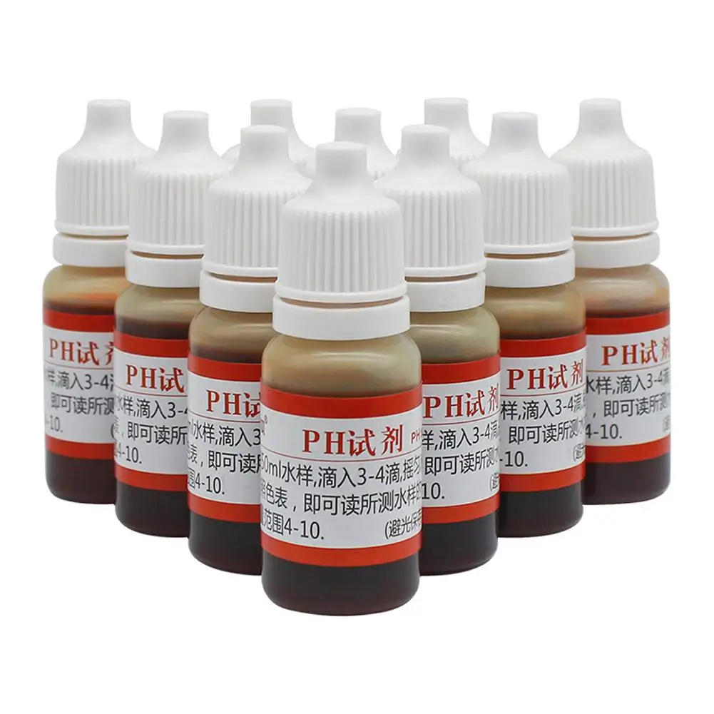 10 Ml Reusable PH Solution Buffer Measure Calibration Solution Kit Ph4.00/ 6.86 /9.18 Calibration Point For PH Test Meter L5D4