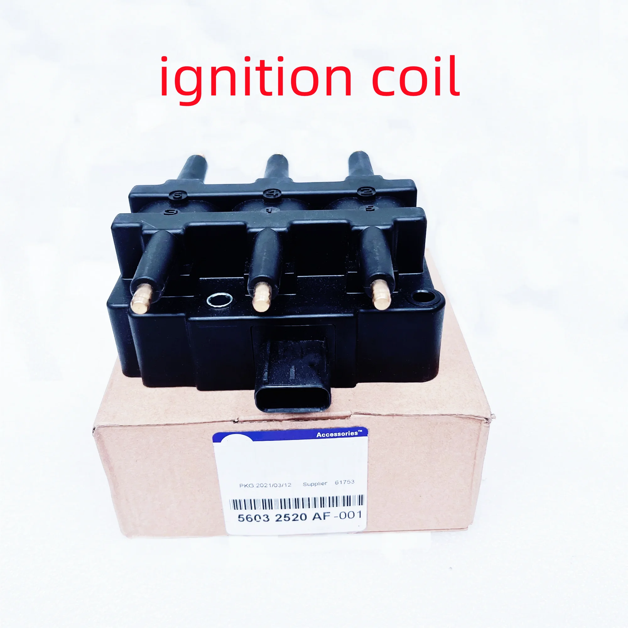 

Original Lgnition Coil 56032520AE, 56032520AF Suitable For: 3.8L,Wrangler, 3.3 Caravan,RG,R2, RV, 2001-2011