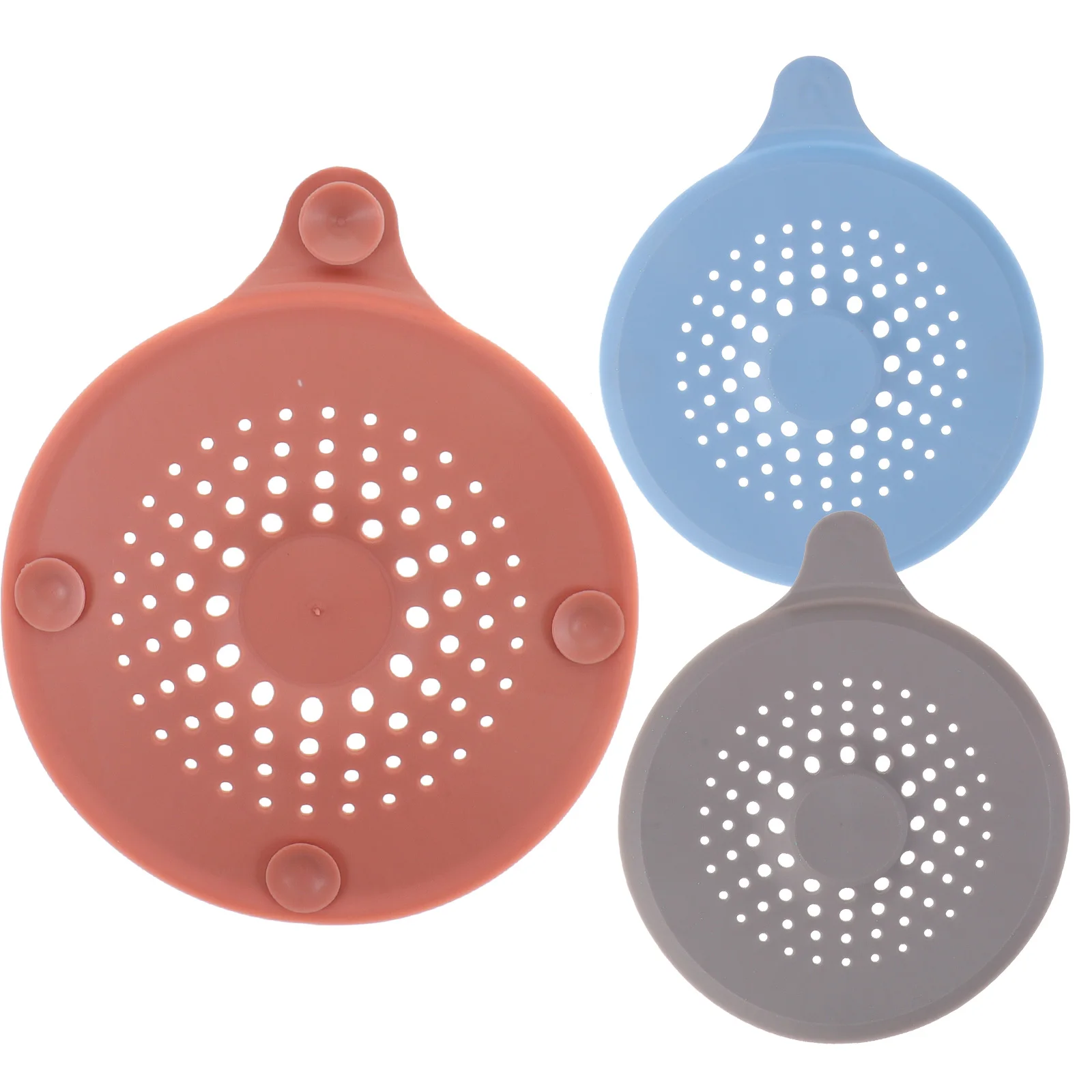 

3pcs Hair Drain Cover For Bathroom Shower Bathtub Kitchen Sink Floor Strainer Protector Catcher Filter Mesh Durable