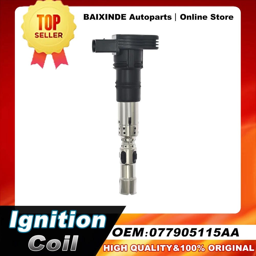 1/8PCS Ignition Coils OEM 077905115AA For Volkswagen Phaeton 4Motion 2004-2006 BGH 4.2L For Volkswagen Touareg 4Motion AXQ 4.2L
