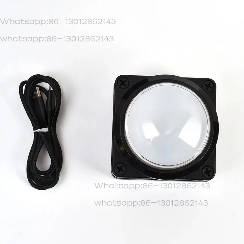 

Télécommande à bouton USB 100 mm – Interrupteur sonore pour machines de loterie, ordinateurs et dispositifs de raccourci