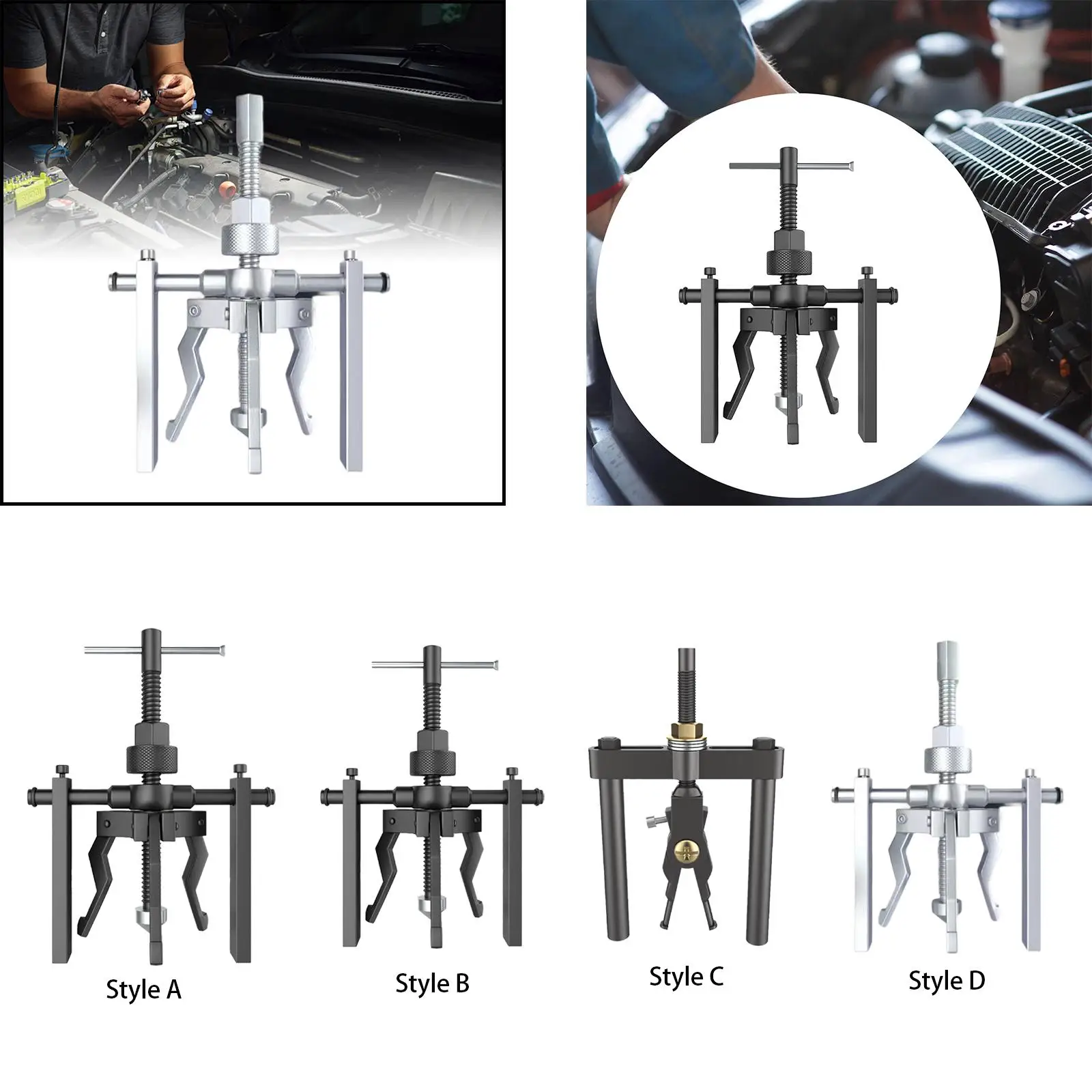 

Wheel Bearing Puller Sturdy Reversible Gear Extractor Bearing Removal Tool