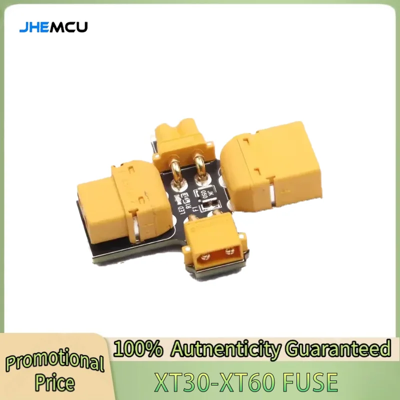 

XT30-XT60 JHEMCU Smoke Stopper Male Female 1-6S Self-healing Resettable Fuse Smoke Test Tool for RC Model FPV Drone Boat Pasrt