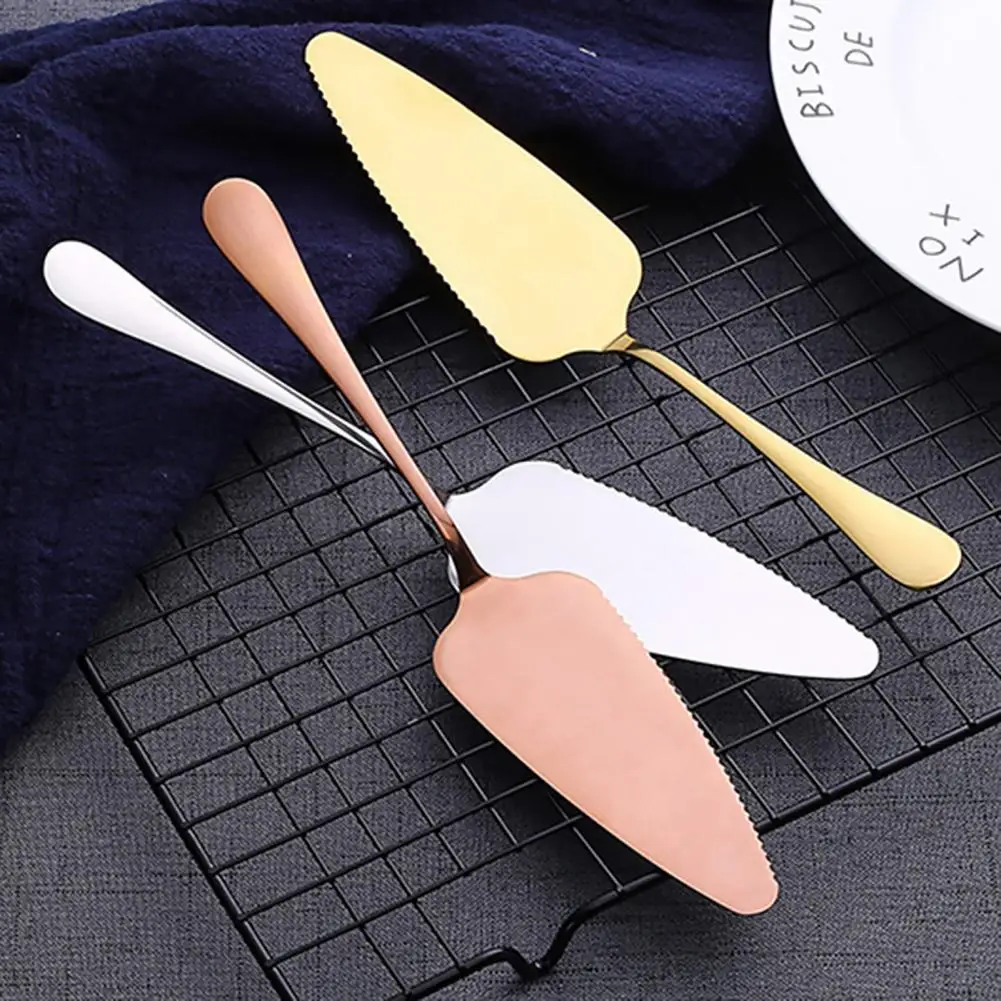 Stainless Steel Cake Server Pastry Butter Divider Pizza Cheese Spatula Knife for Home Kitchen Party Tool Cream Piping Knife