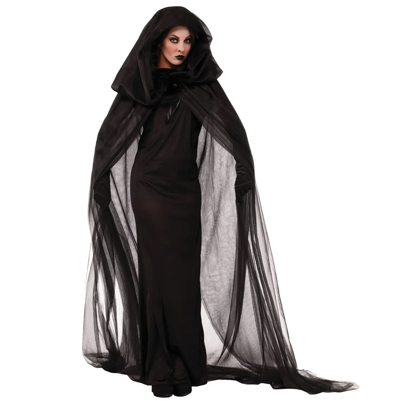 

Adult Ghost Bride Witch Cosplay Costume Halloween Wandering Soul Women Costumes Masquerade Horror Theme Party Demon Dress Up New