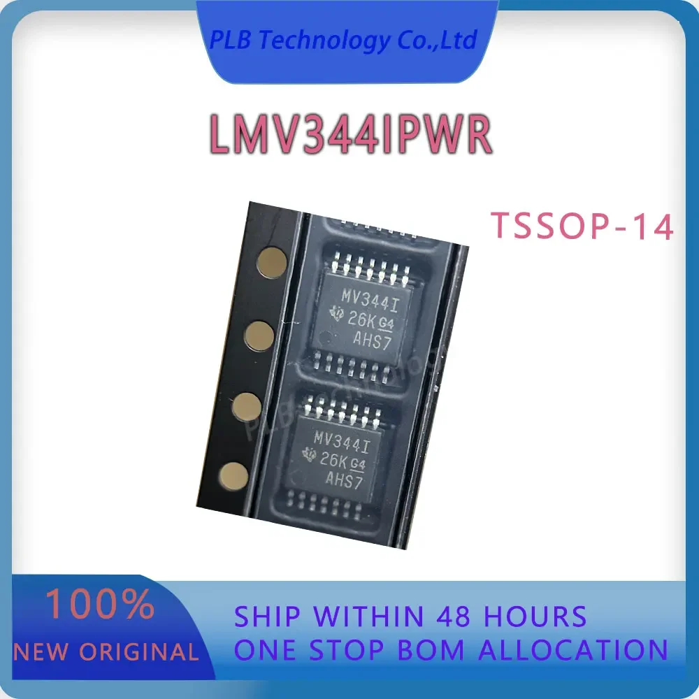 LMV344 Integrated Circuit LMV344IPW Operational Amplifiers High Output Current 75mA Operational Amplifier TSSOP14 Electronics