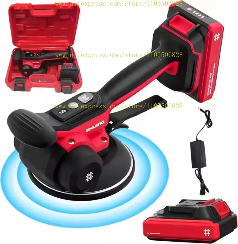 Car Tile Flat Machine 9393 Tile Laying Machine, High Power Vibrator Floor Tile Vibrator, Electric Paving Tool