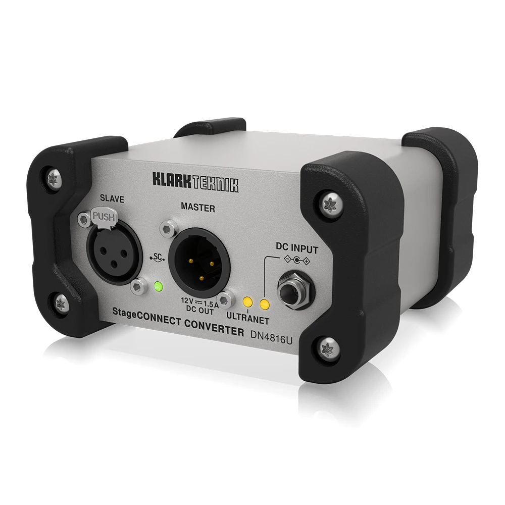 Klark Teknik DN4816U StageCONNECT DI Box Pa System Equipamento de música Ponte de interface de áudio USB para Behringer WING Mixer digital