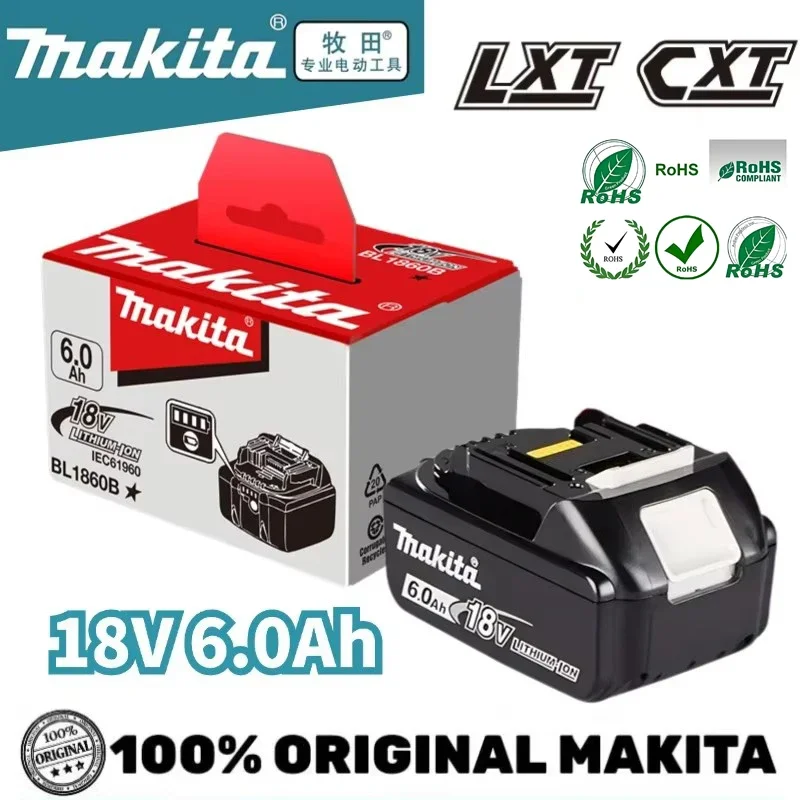 

✅100% Makita 18V Battery Original Genuine for Makita 18V LXT DTD173 DDF489 DHP489 DUC407 DTW700 DHR243 Replace Tools Battery
