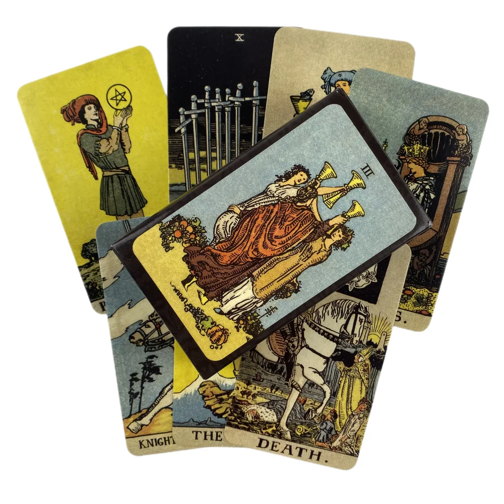 The Rider Tarot Cards A 84 Deck Oracle English Visions Divination Edition Borad Playing Games