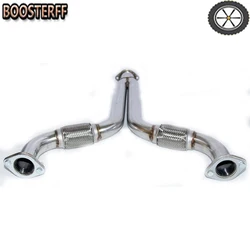 Stainless Header Y Pipe for 03-06 Nissan 350Z G35 Base Coupe 2D VQ35DE V6 3.5L DOHC