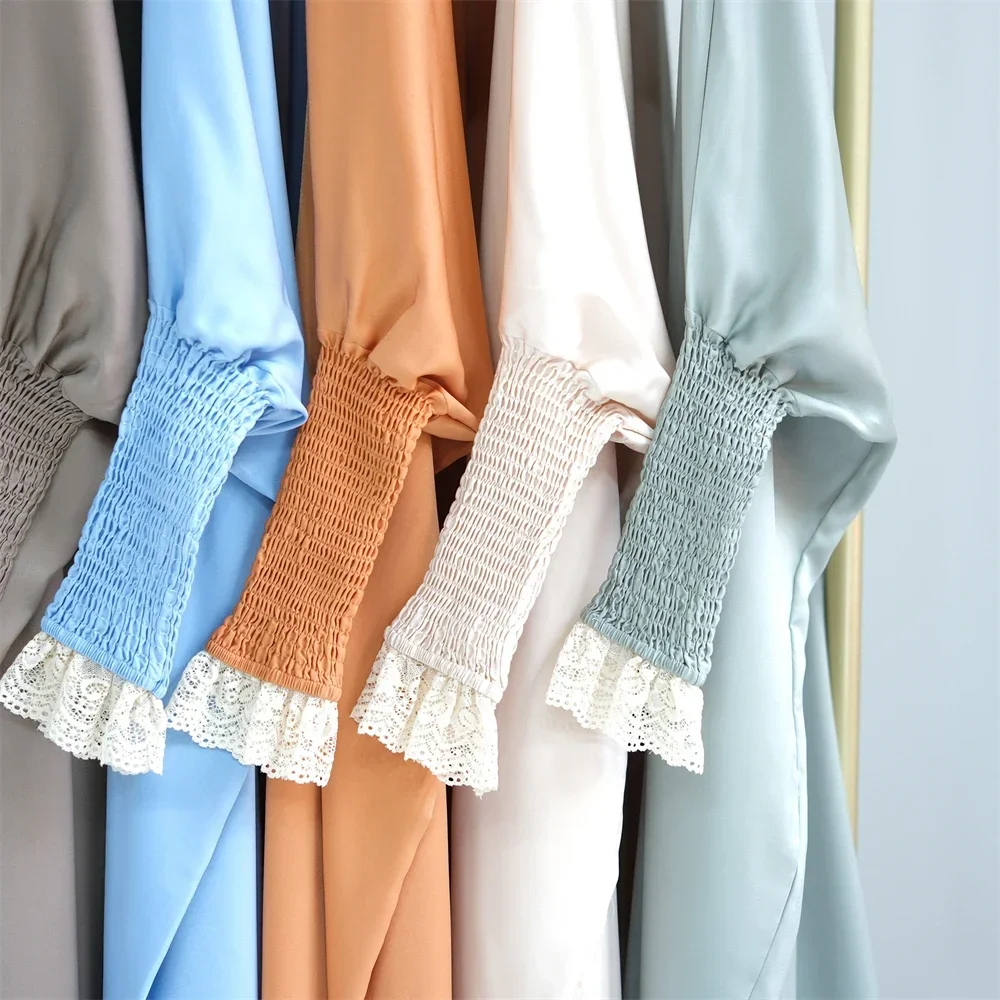 Muslim Women Hooded Maxi Dress Ramadan Modest Prayer Garment Islamic Clothing Eid Abayas Overhead Robe Turkey Dubai Kaftan Abaya