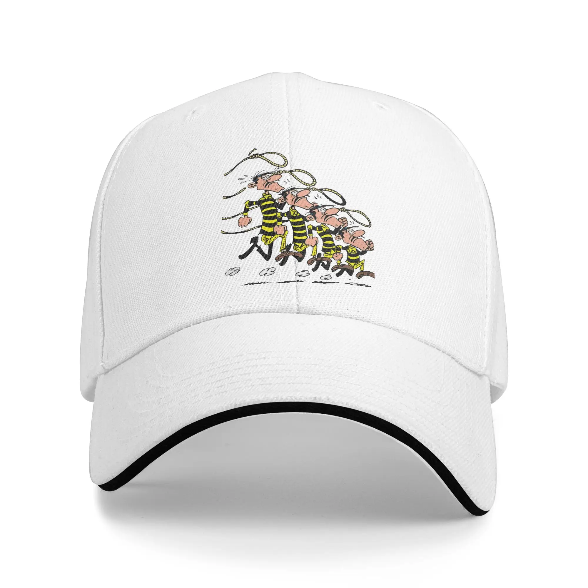 Adult The Daltons Brothers Lucky Luke Comics Sandwich Caps  Baseball Caps Snapback Caps  Trucker Cap Breathable Dad Hat