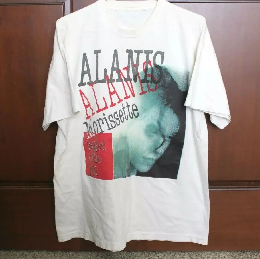 Alanis Morissette 1996 Jagged Little Pill Tour Shirt Cotton Shirt S-5XL