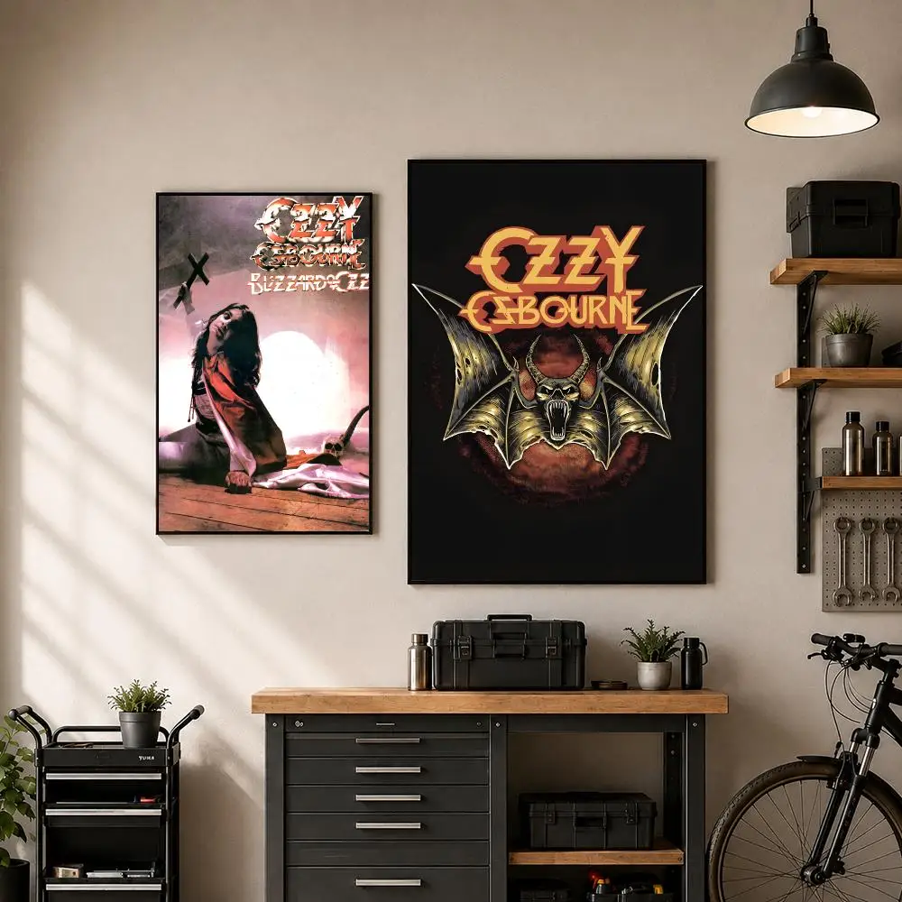 Music Ozzy Osbourne Metal Rock Gothic Singer Poster PP Decorative Poster Water-Resistant Print Apartment Dorm Office Cafe Gift view 5