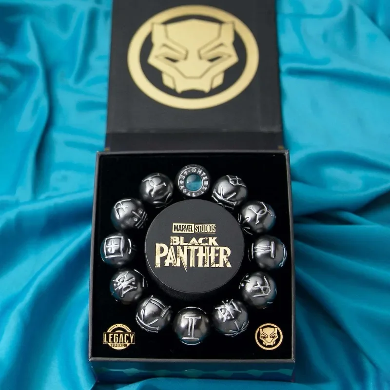 Anime MW Black Panther Retro Schmuckset Black Panther Halskette & Armband Kombination Personalisiertes Erinnerungsgeschenk