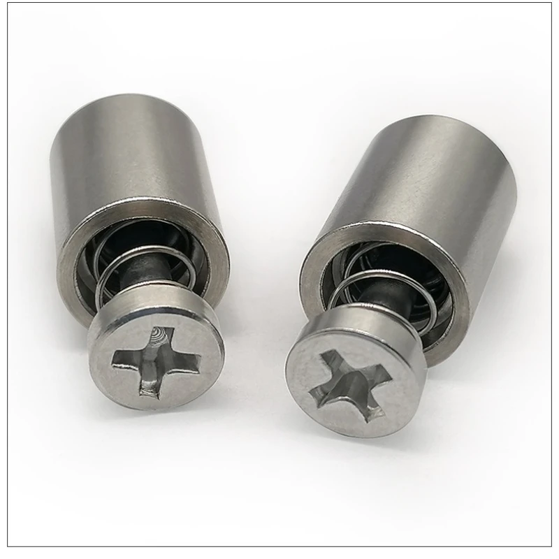 الصليب الفولاذ المقاوم للصدأ الأسير لوحة المسمار غير فلوش الربيع تحميل الترباس M3 M4 M5 M6 823 440 632 PFC2P فيليبس الربيع الجمعيات #4