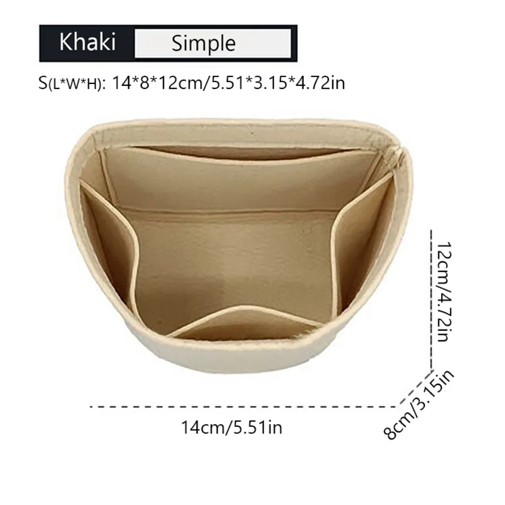 Organizador de Bolso Duma 23P de Fieltro, Inserto para Bolso, Soporte para Bolso, Mochila Multibolsillos, Bolsa Interna, Organizador de Almacenamiento Portátil