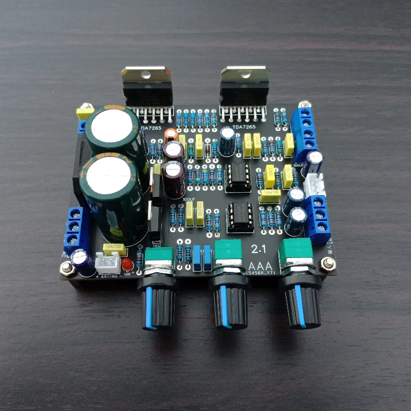 TDA7265 Three-channel 2.1 Power Amplifier Board 2.0 Subwoofer Finished Board LM1875TDA2030LM1876
