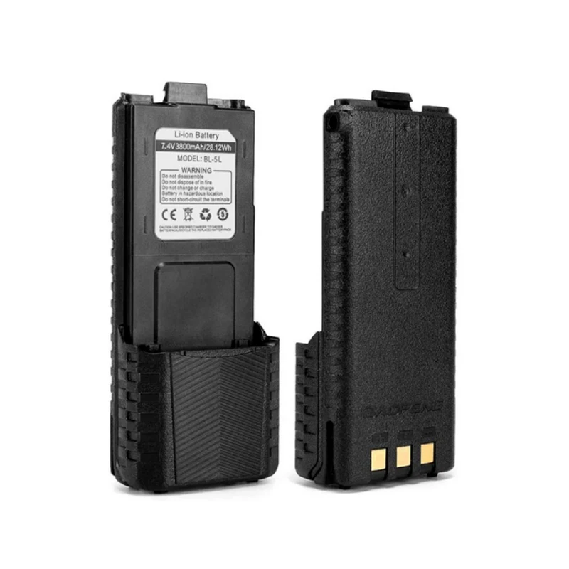 Baofeng-batería Original de 1800mAh, 3800mAh, 7,4 V, adecuada para UV-5R, walkie talkie, lote de UV-8F