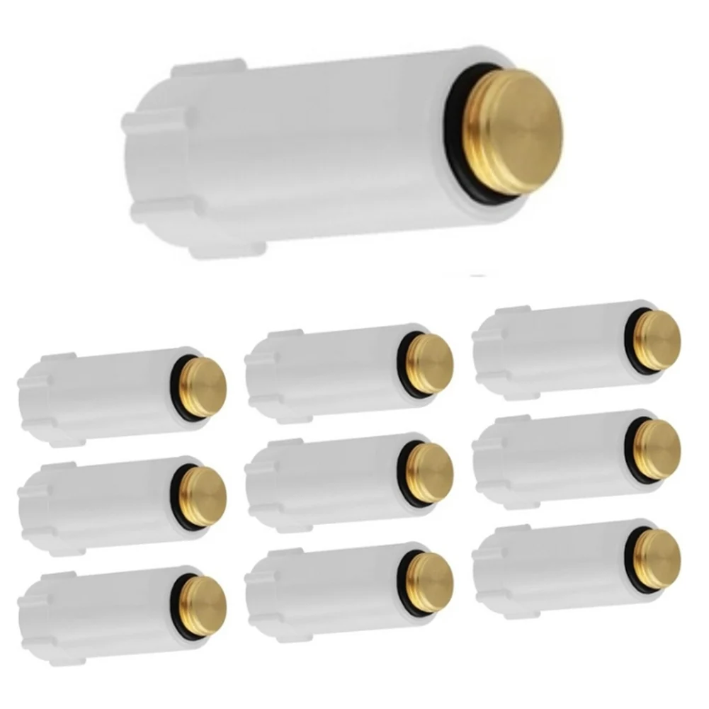 10PCS 1/2 Inch Construction Adapter with Brass Thread for Leak Testing Sealing Cold Hot For Water Pipes Efficiently