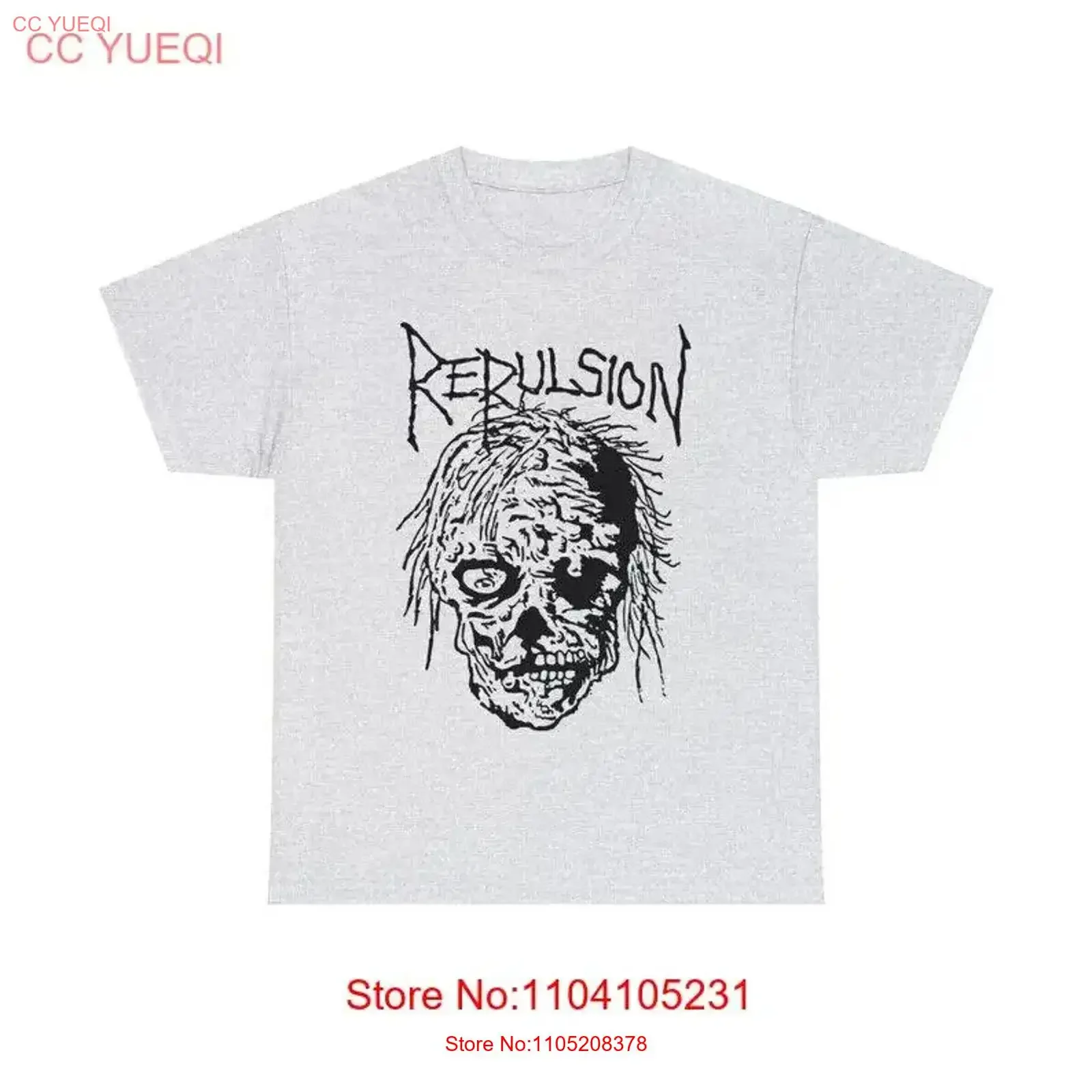 Repulsion Horrified T Shirt Vintage Grindcore Pig Destroyer Dead Infection Blood vintage Washed homme Top For Everyday Wear