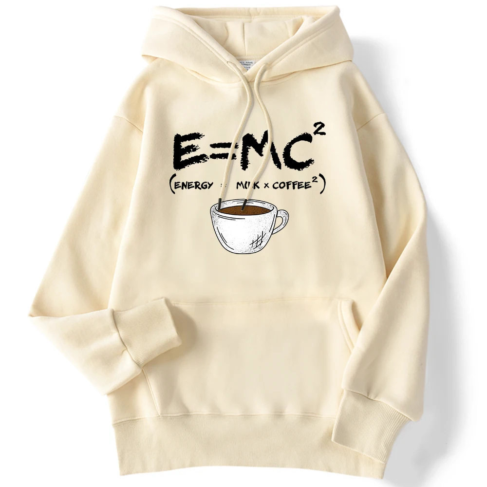 Sweat à Capuche Imprimé pour Femme, Vêtement d'Automne et d'Hiver, Massage = Lait + Café, Respirant, avec Poche PVD, Drôle et Décontracté