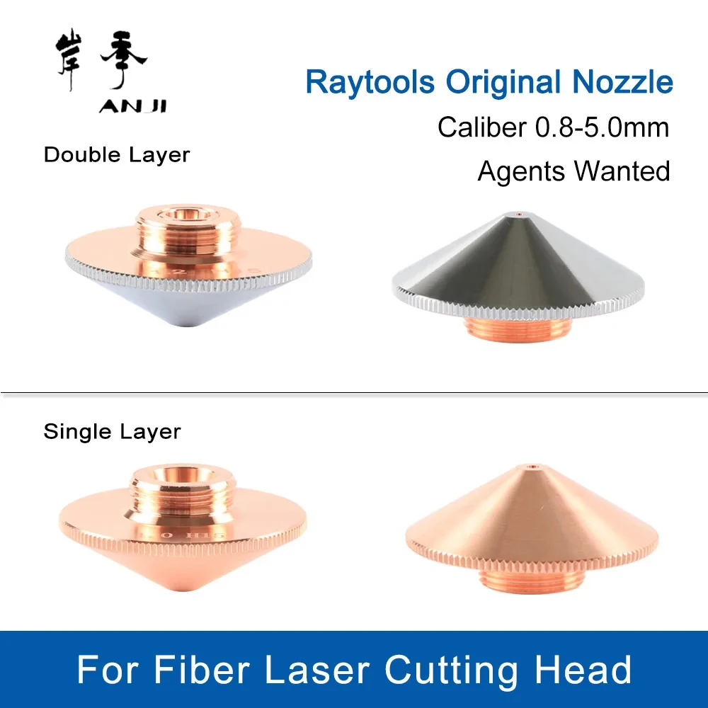 Imagem -03 - Sobresselentes da Máquina do Laser de Raytools Cromagem Dobro Dia 32 H15 Bocal de Cobre Original N.120gjt0512 Peças