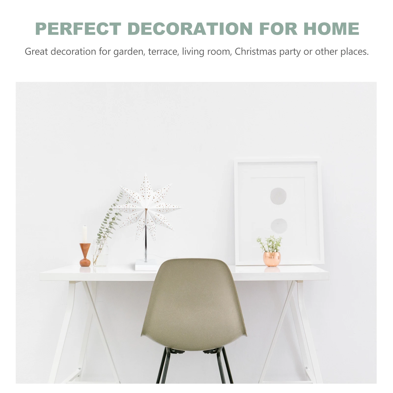 

1Pcs Nine-Pointed Star Table Lamp Creative Xmas Night Light Desktop Decorative Lamp Indoor Festival Atmosphere Star Modeling